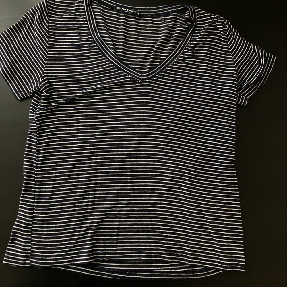 Brandy Melville V-neck short sleeve